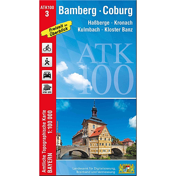 ATK100 Amtliche Topographische Karte 1:100000 Bayern / ATK100-3 Bamberg-Coburg (Amtliche Topographische Karte 1:100000)