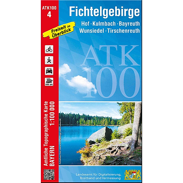 ATK100 Amtliche Topographische Karte 1:100000 Bayern / ATK100-4 Fichtelgebirge (Amtliche Topographische Karte 1:100000)