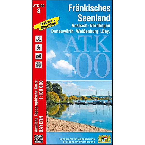 ATK100 Amtliche Topographische Karte 1:100000 Bayern / ATK100-8 Fränkisches Seenland (Amtliche Topographische Karte 1:100000)