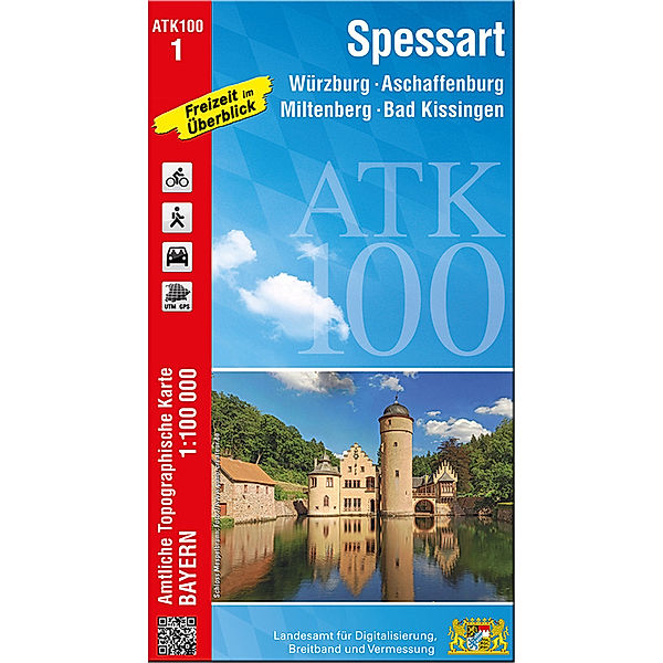 ATK100 Amtliche Topographische Karte 1:100000 Bayern / ATK100-1 Spessart (Amtliche Topographische Karte 1:100000)