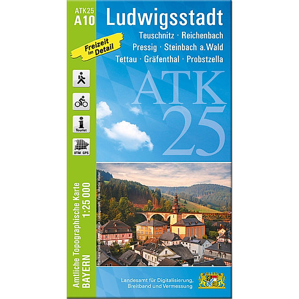 ATK25-A10 Ludwigstadt (Amtliche Topographische Karte 1:25000)