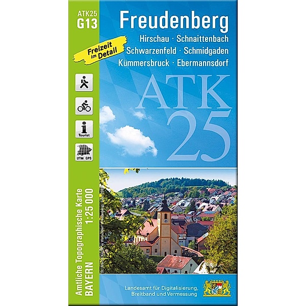 ATK25 Amtliche Topographische Karte 1:25000 Bayern / ATK25-G13 Freudenberg (Amtliche Topographische Karte 1:25000)