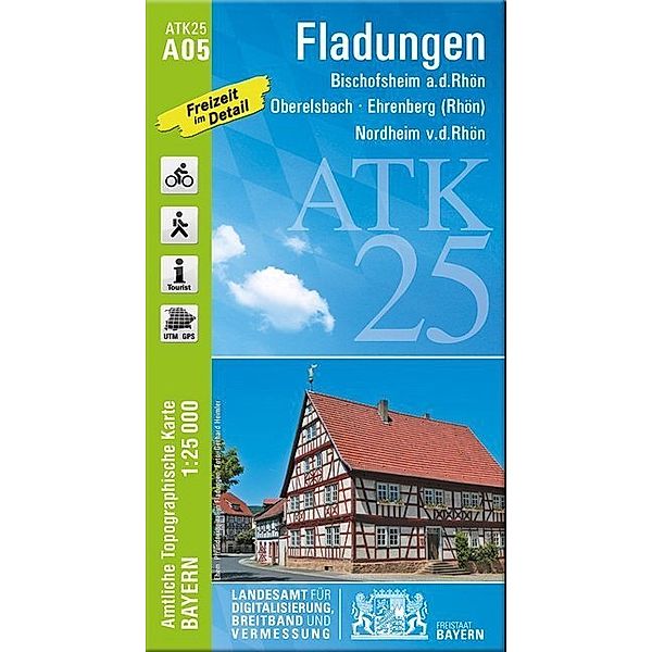 ATK25 Amtliche Topographische Karte 1:25000 Bayern / A05 / Amtliche Topographische Karte Bayern Fladungen