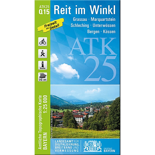 ATK25 Amtliche Topographische Karte 1:25000 Bayern / Q15 / Amtliche Topographische Karte Bayern Reit im Winkl
