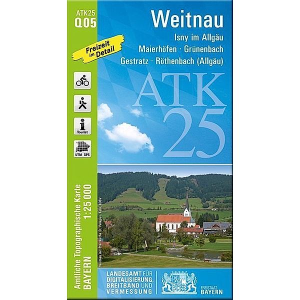 ATK25 Amtliche Topographische Karte 1:25000 Bayern / Q05 / Amtliche Topographische Karte Bayern Weitnau, Breitband und Vermessung, Bayern Landesamt für Digitalisierung