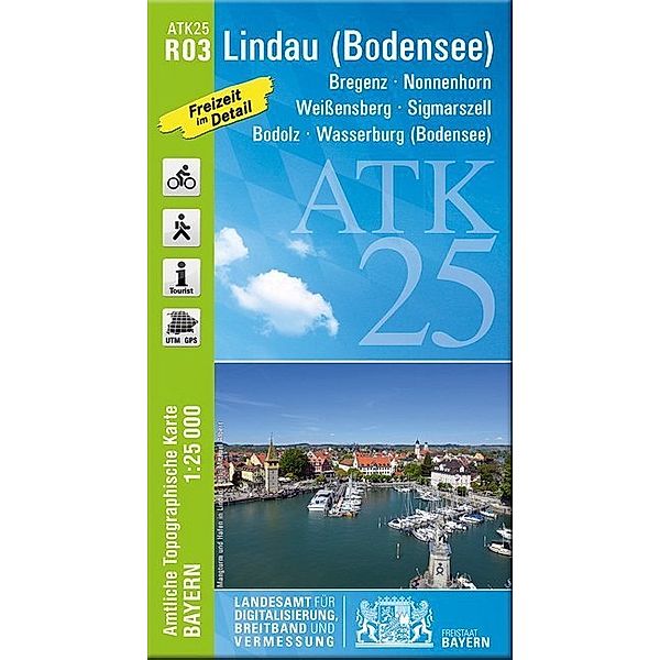 ATK25 Amtliche Topographische Karte 1:25000 Bayern / R03 / Amtliche Topographische Karte Bayern Lindau (Bodensee), Breitband und Vermessung, Bayern Landesamt für Digitalisierung