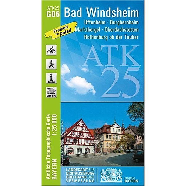 ATK25 Amtliche Topographische Karte 1:25000 Bayern / G06 / Amtliche Topographische Karte Bayern Bad Windsheim