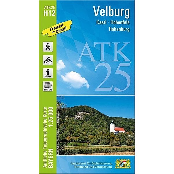 ATK25 Amtliche Topographische Karte 1:25000 Bayern / H12 / Amtliche Topographische Karte Bayern Velburg