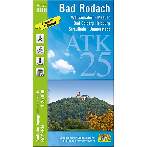 ATK25 Amtliche Topographische Karte 1:25000 Bayern / B8 / Bad Rodach