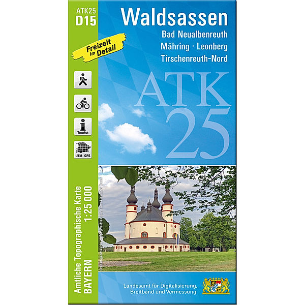 ATK25 Amtliche Topographische Karte 1:25000 Bayern / ATK25-D15 Waldsassen (Amtliche Topographische Karte 1:25000)
