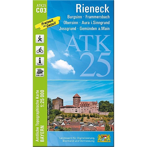 ATK25 Amtliche Topographische Karte 1:25000 Bayern / ATK25-C03 Rieneck (Amtliche Topographische Karte 1:25000)