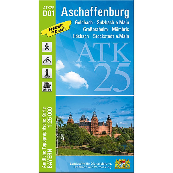 ATK25 Amtliche Topographische Karte 1:25000 Bayern / ATK25-D01 Aschaffenburg (Amtliche Topographische Karte 1:25000)