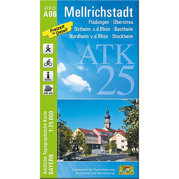 ATK25 Amtliche Topographische Karte 1:25000 Bayern / ATK25-A06 Mellrichstadt (Amtliche Topographische Karte 1:25000)