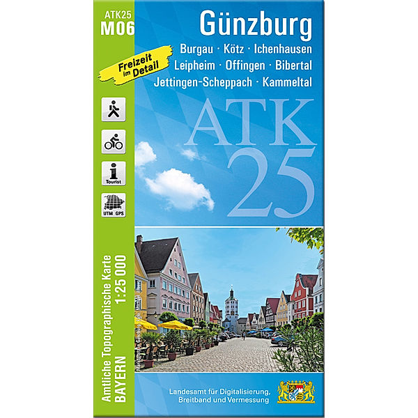 ATK25 Amtliche Topographische Karte 1:25000 Bayern / ATK25-M06 Günzburg (Amtliche Topographische Karte 1:25000)