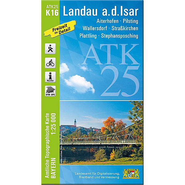 ATK25 Amtliche Topographische Karte 1:25000 Bayern / ATK25-K16 Landau a.d.Isar (Amtliche Topographische Karte 1:25000)