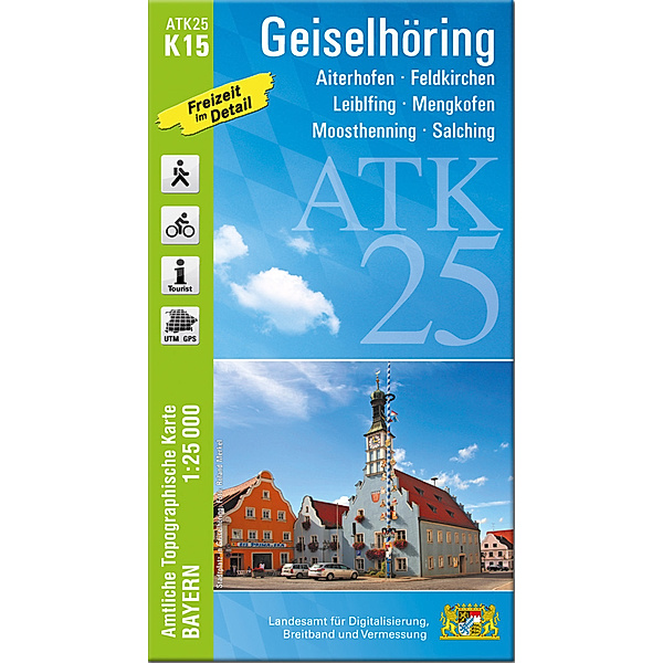 ATK25 Amtliche Topographische Karte 1:25000 Bayern / ATK25-K15 Geiselhöring (Amtliche Topographische Karte 1:25000)