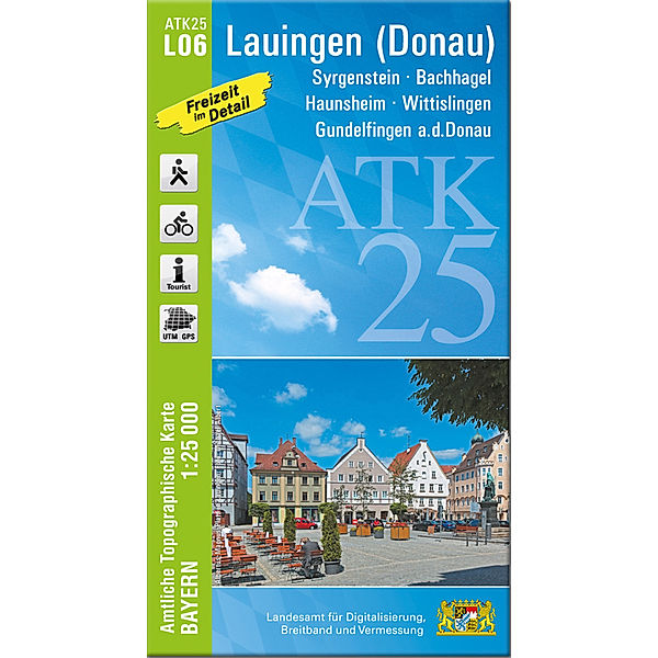 ATK25 Amtliche Topographische Karte 1:25000 Bayern / ATK25-L06 Lauingen (Donau) (Amtliche Topographische Karte 1:25000)