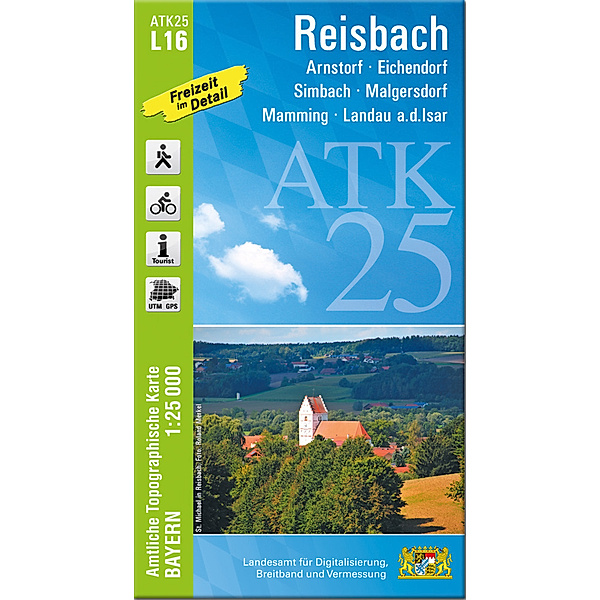 ATK25 Amtliche Topographische Karte 1:25000 Bayern / ATK25-L16 Reisbach (Amtliche Topographische Karte 1:25000)