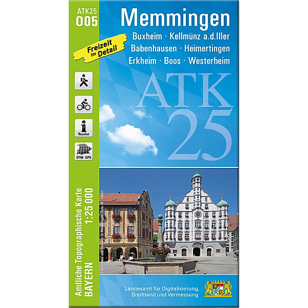 ATK25 Amtliche Topographische Karte 1:25000 Bayern / ATK25-O05 Memmingen (Amtliche Topographische Karte 1:25000)