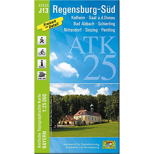 ATK25 Amtliche Topographische Karte 1:25000 Bayern / ATK25-J13 Regensburg-Süd (Amtliche Topographische Karte 1:25000)