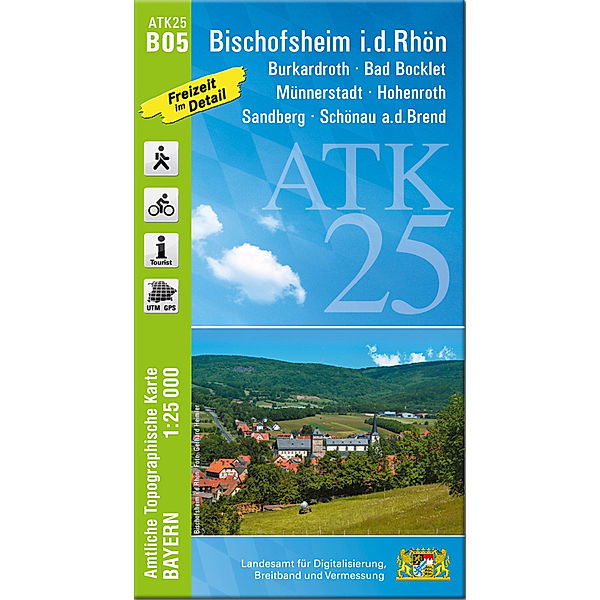 ATK25-B05 Bischofsheim i.d.Rhön (Amtliche Topographische Karte 1:25000)
