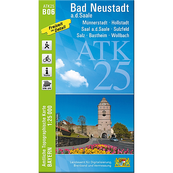 ATK25-B06 Bad Neustadt a.d.Saale (Amtliche Topographische Karte 1:25000)