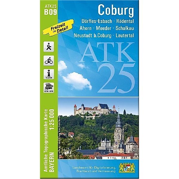 ATK25-B09 Coburg (Amtliche Topographische Karte 1:25000)
