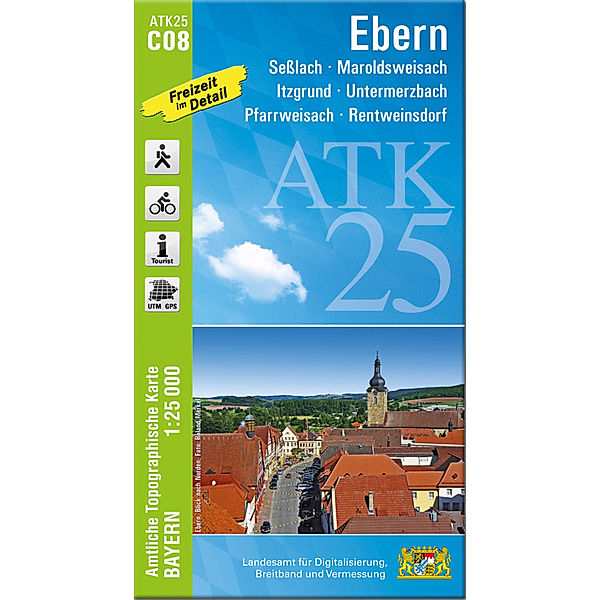 ATK25-C08 Ebern (Amtliche Topographische Karte 1:25000)