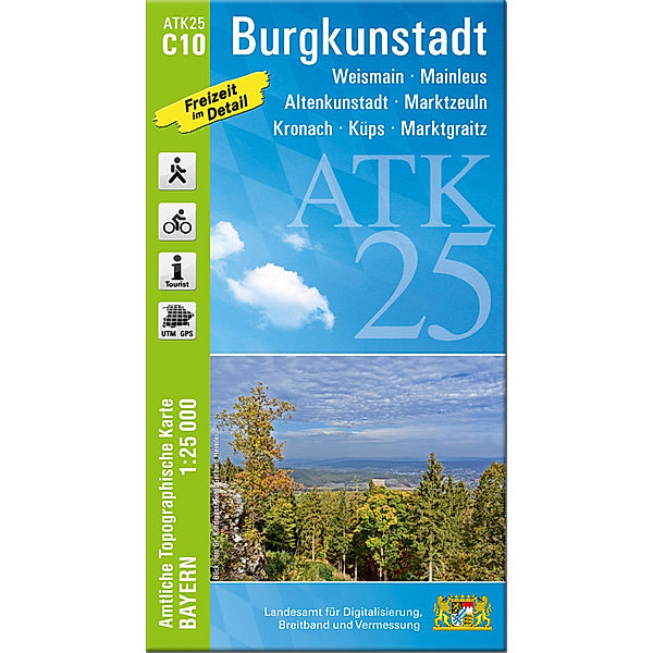 ATK25-C10 Burgkunstadt (Amtliche Topographische Karte 1:25000)