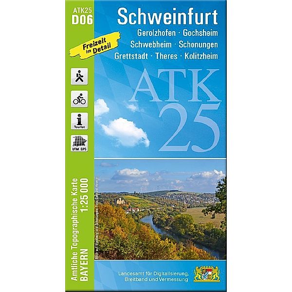 ATK25-D06 Schweinfurt (Amtliche Topographische Karte 1:25000)