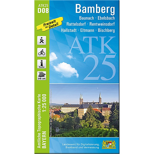 ATK25-D08 Bamberg (Amtliche Topographische Karte 1:25000)