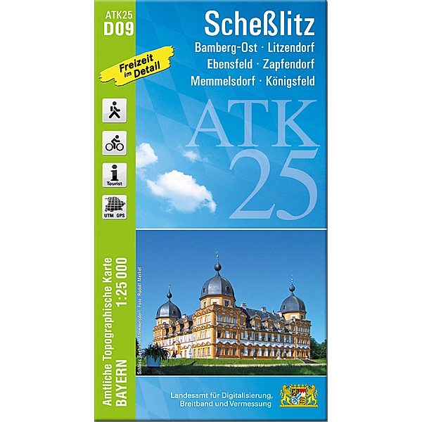 ATK25-D09 Scheßlitz (Amtliche Topographische Karte 1:25000)