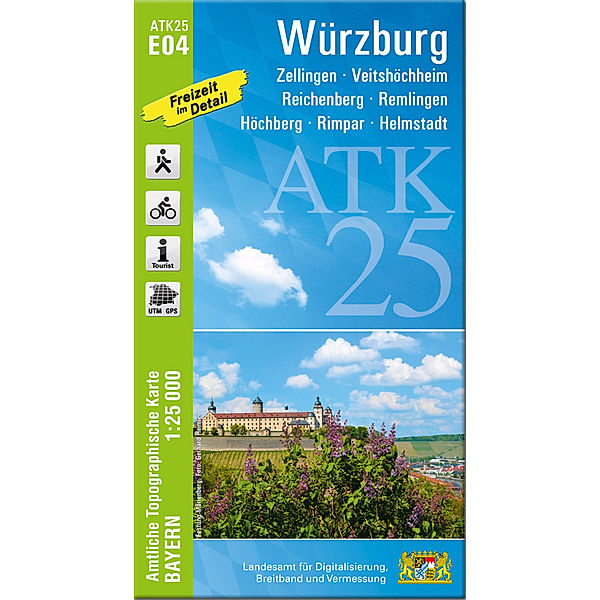 ATK25-E04 Würzburg (Amtliche Topographische Karte 1:25000)