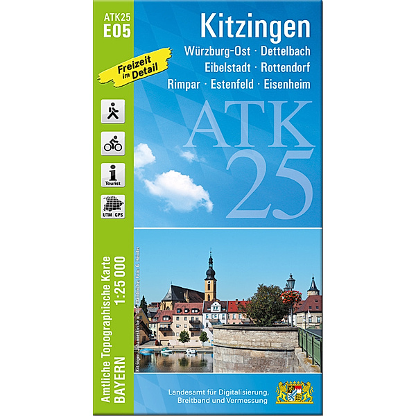 ATK25-E05 Kitzingen (Amtliche Topographische Karte 1:25000)