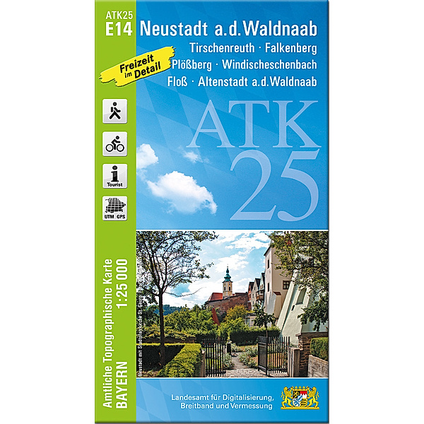 ATK25-E14 Neustadt a.d.Waldnaab (Amtliche Topographische Karte 1:25000, Freizeit im Detail)