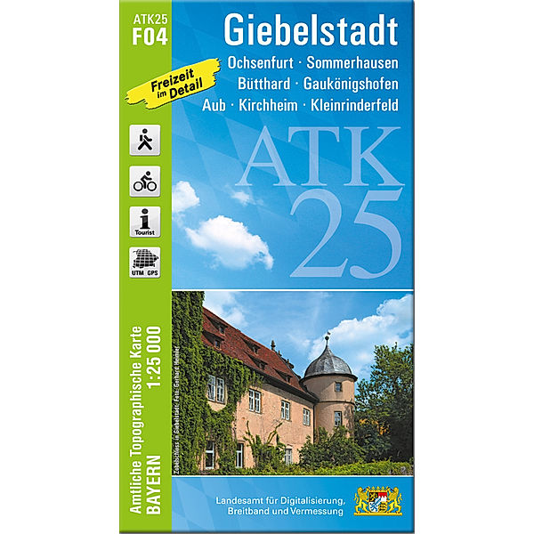 ATK25-F04 Giebelstadt (Amtliche Topographische Karte 1:25000)