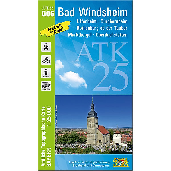 ATK25-G06 Bad Windsheim (Amtliche Topographische Karte 1:25000)
