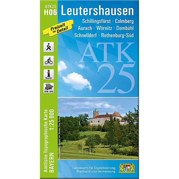 ATK25-H06 Leutershausen (Amtliche Topographische Karte 1:25000)