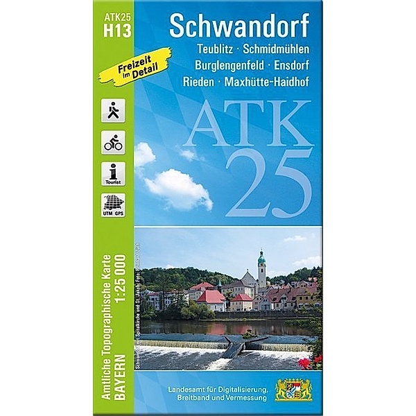 ATK25-H13 Schwandorf (Amtliche Topographische Karte 1:25000)