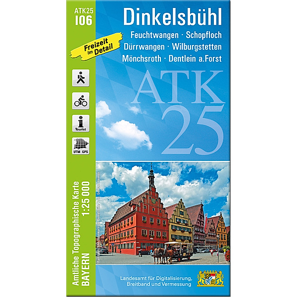 ATK25-I06 Dinkelsbühl (Amtliche Topographische Karte 1:25000)