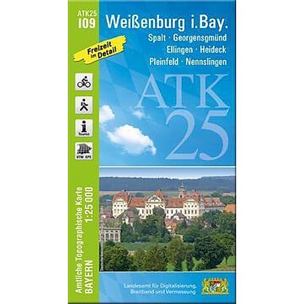 ATK25-I09 Weissenburg i.Bay. (Amtliche Topographische Karte 1:25000)