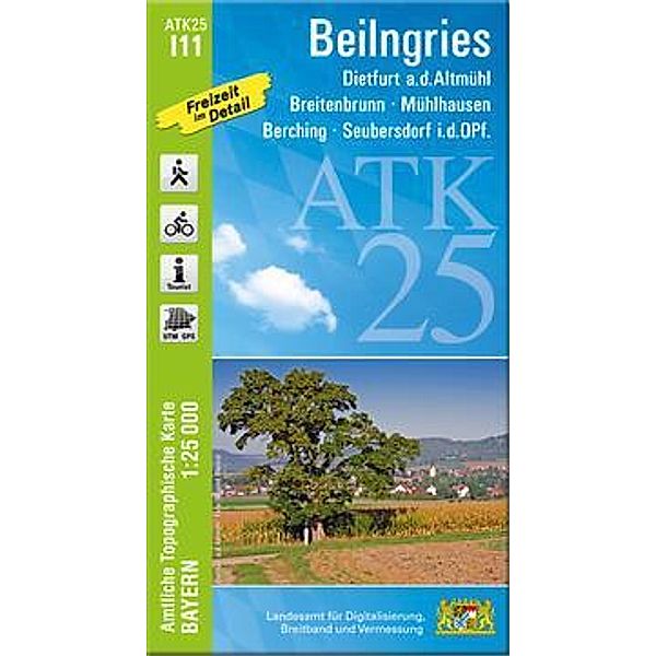 ATK25-I11 Beilngries (Amtliche Topographische Karte 1:25000)