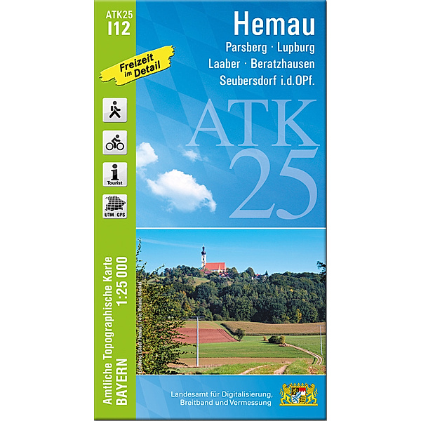 ATK25-I12 Hemau (Amtliche Topographische Karte 1:25000)