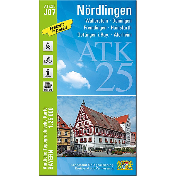 ATK25-J07 Nördlingen (Amtliche Topographische Karte 1:25000)