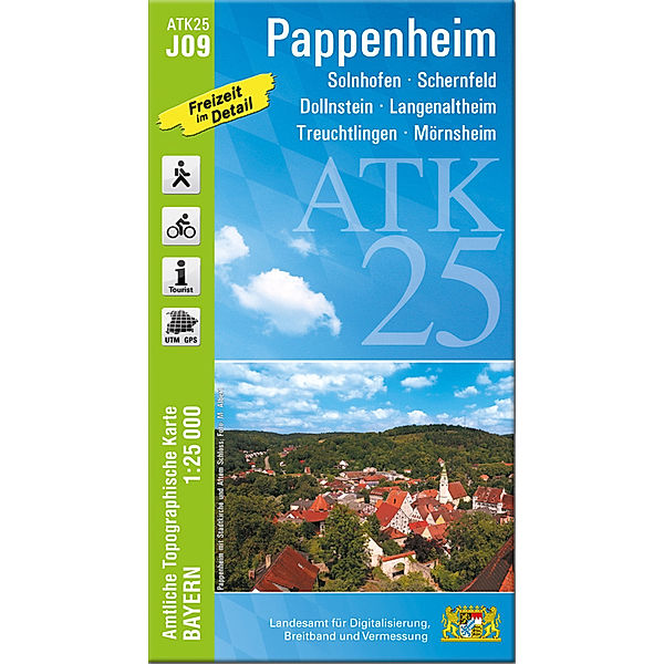 ATK25-J09 Pappenheim (Amtliche Topographische Karte 1:25000)