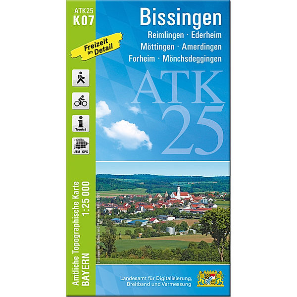 ATK25-K07 Bissingen (Amtliche Topographische Karte 1:25000)