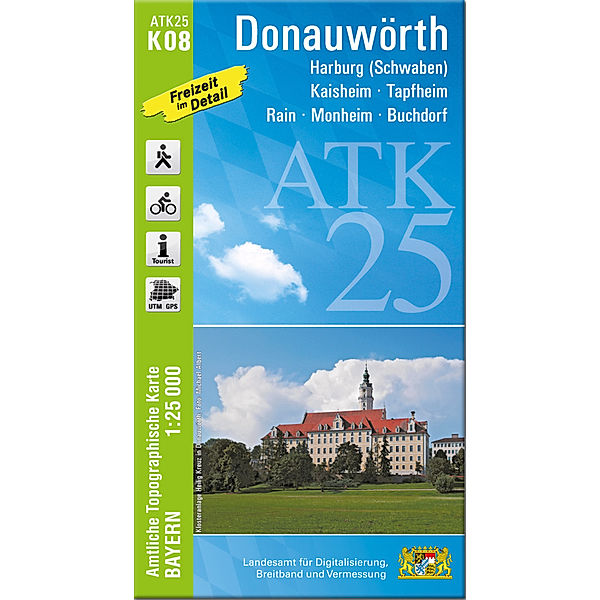 ATK25-K08 Donauwörth (Amtliche Topographische Karte 1:25000)
