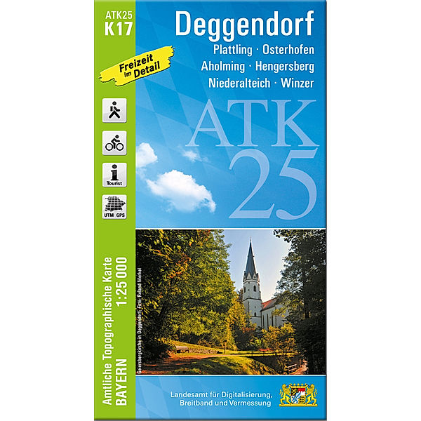 ATK25-K17 Deggendorf (Amtliche Topographische Karte 1:25000)