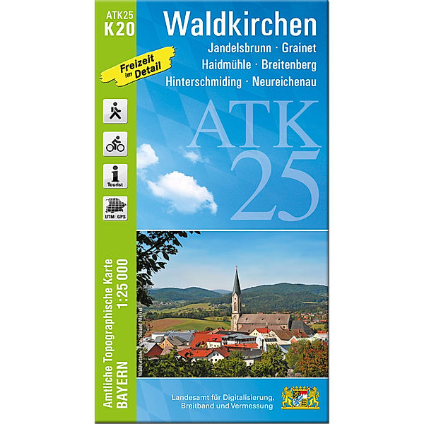 ATK25-K20 Waldkirchen (Amtliche Topographische Karte 1:25000)