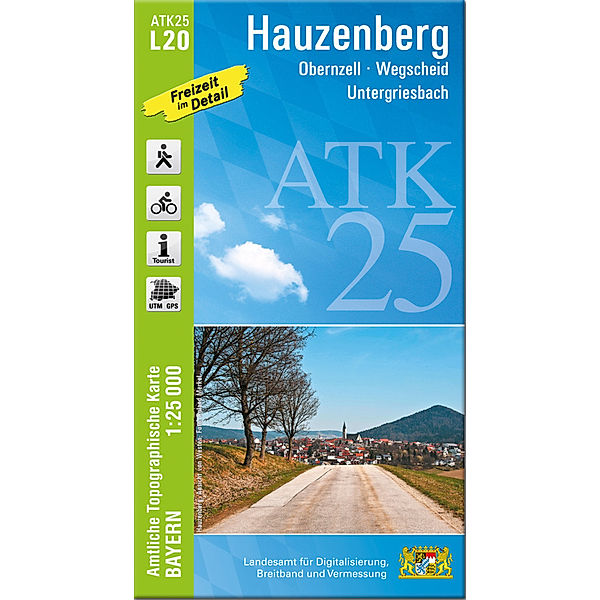 ATK25-L20 Hauzenberg (Amtliche Topographische Karte 1:25000)